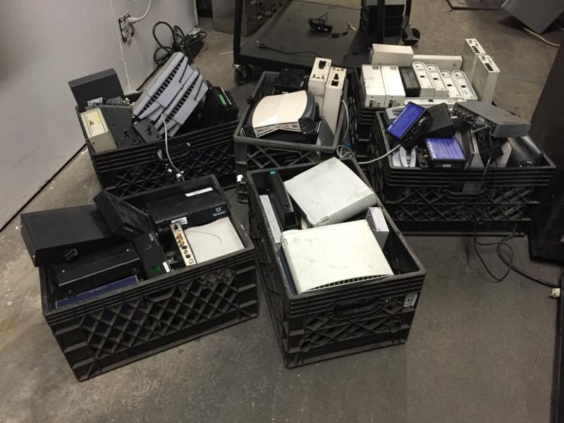 Image of Crate Of Computer Components