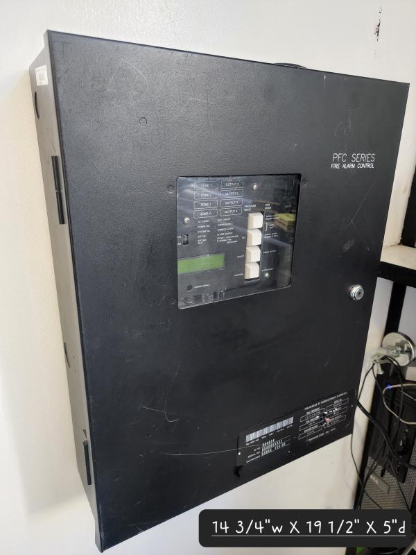 Image of Black Fire Alarm Control Box