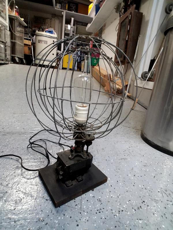 Image of Steampunk Globe Lamp
