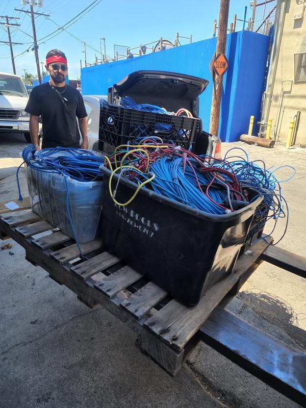 Image of Crate Of Misc Wire
