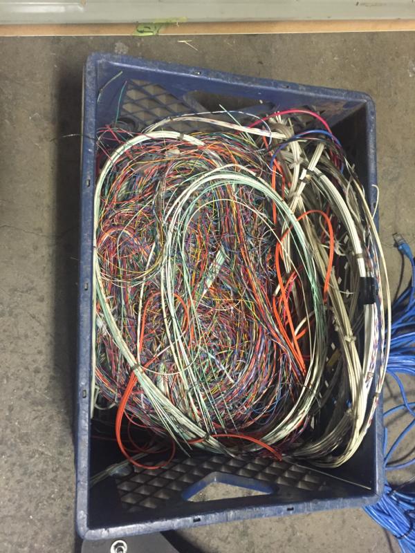 Image of Crate Of Misc Wire