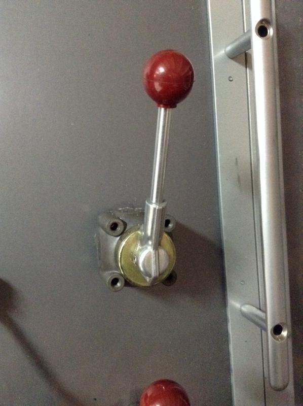 Image of Red Industrial Lever
