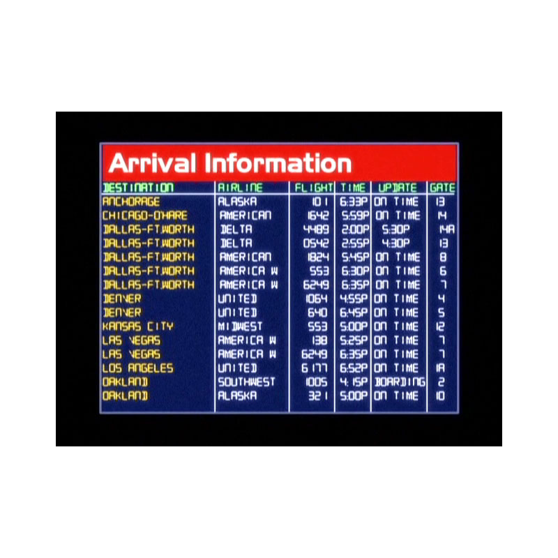 Image of Airport Arrival Information