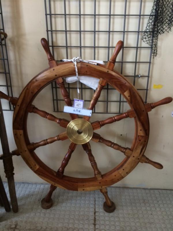 Image of Wood Steering Wheel 42"